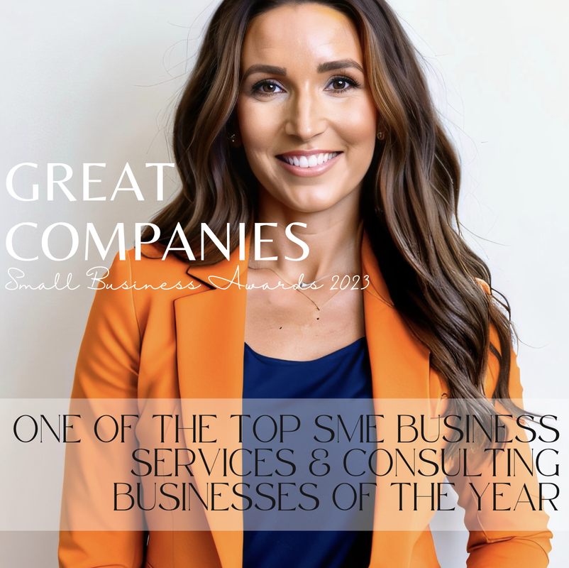 Photo of Jamie Meyer awarded Top SME Business Services & Consulting Business of the Tear by Great Companies